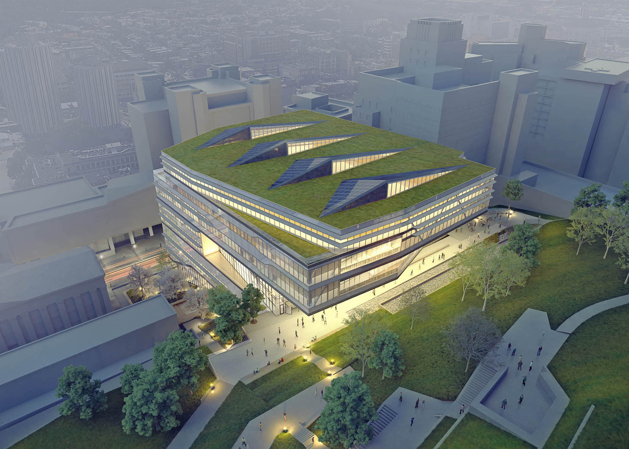 Rendering of the University of PIttsburgh's Recreation and Wellness Center