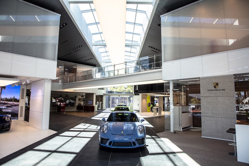 Destination Porsche design interior Palm Springs