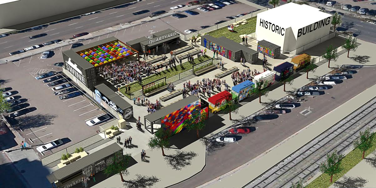 Architects look to ‘activate’ vacant block in San Diego with shipping container-based park