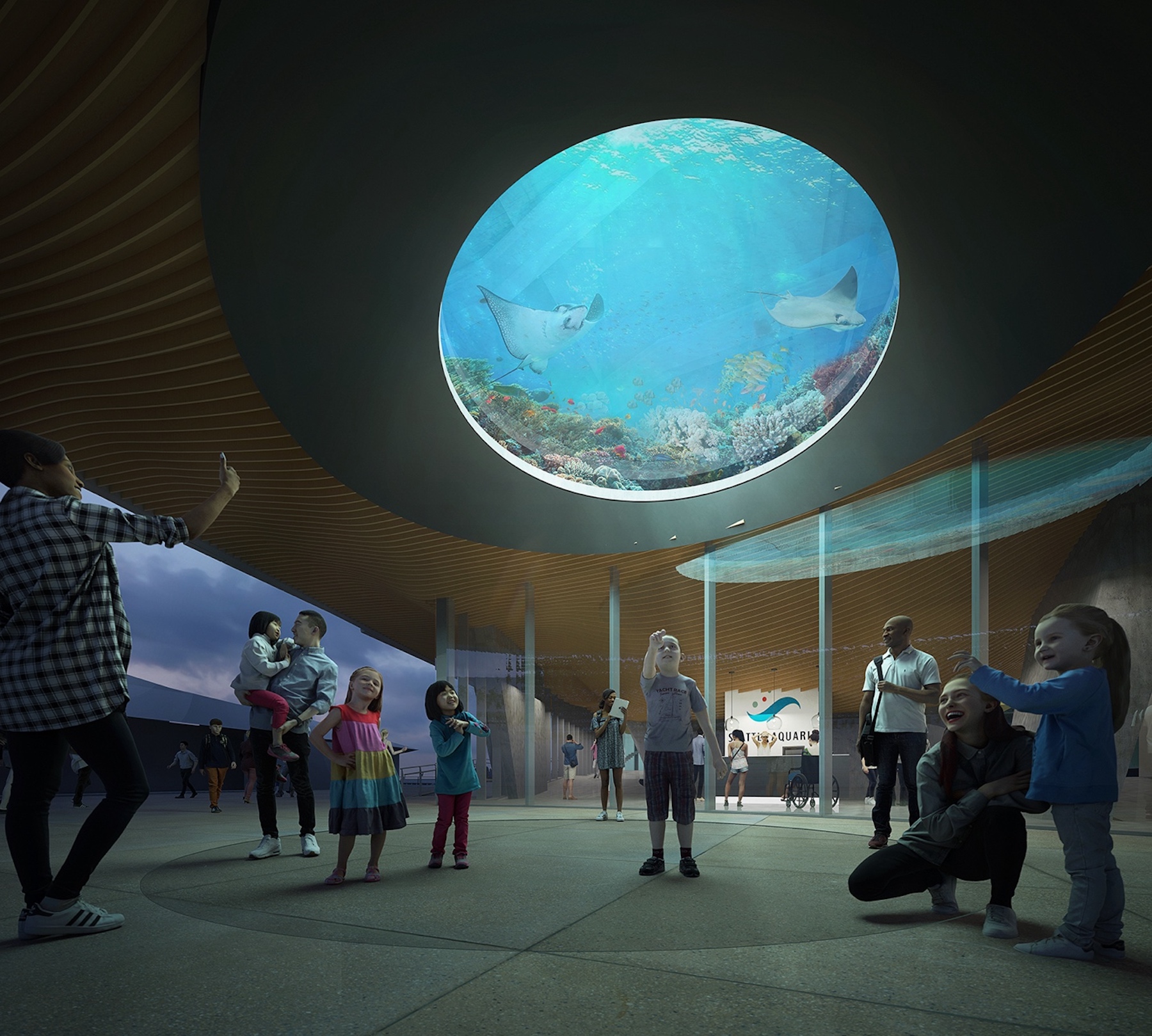 Seattle Aquarium Ocean Pavillion int