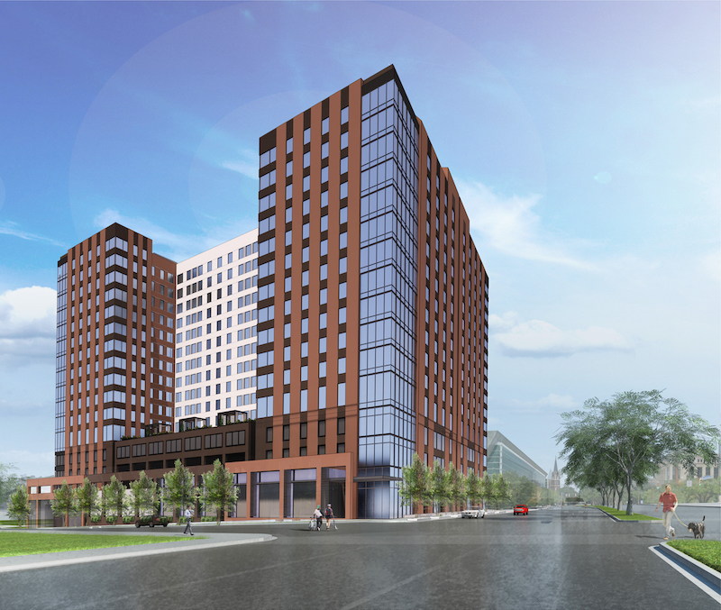 The Standard at Columbia exterior rendering