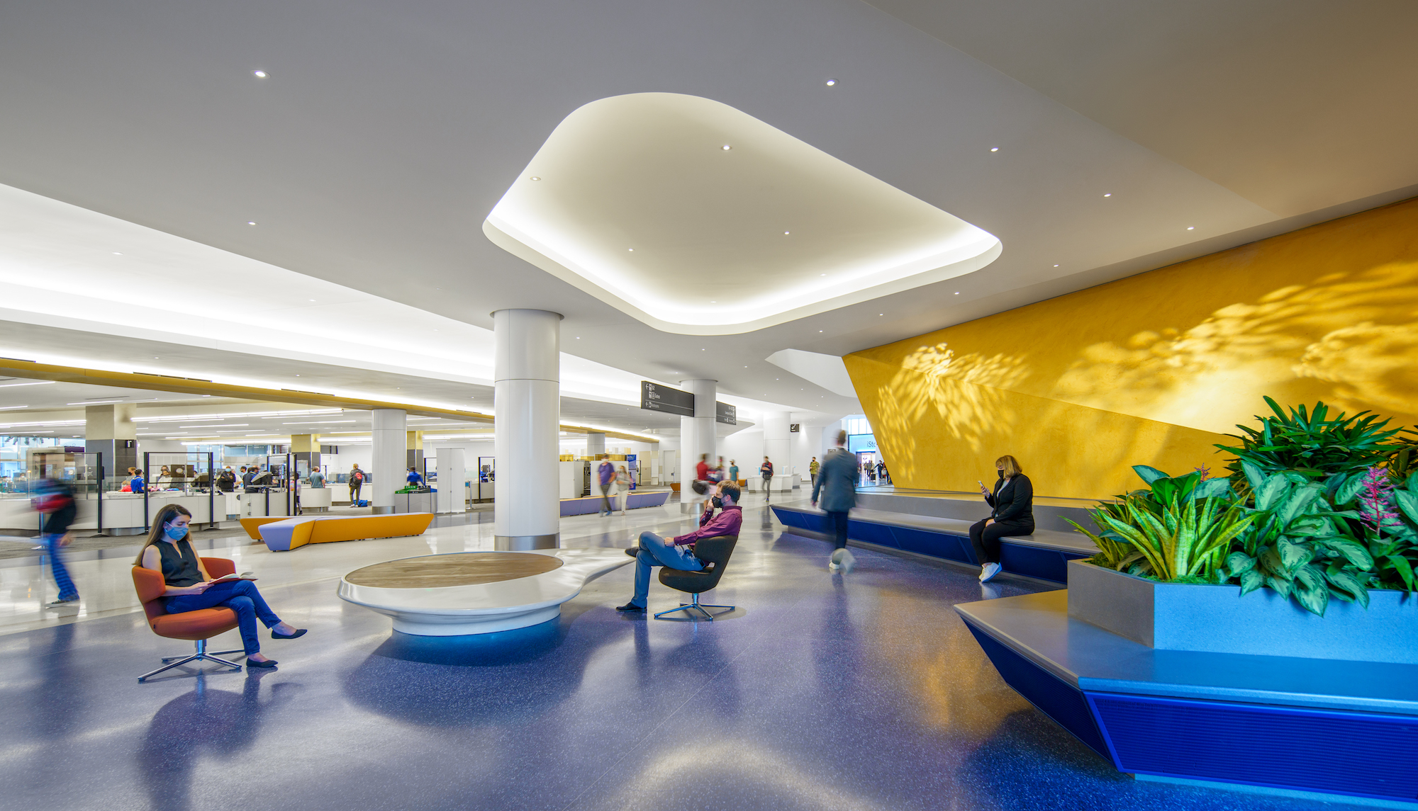 Top 55 Airport Terminal Architecture Firms for 2022 San Francisco International Airport (SFO), T1 Expansion Jason O’Rear Photography, courtesy Gensler