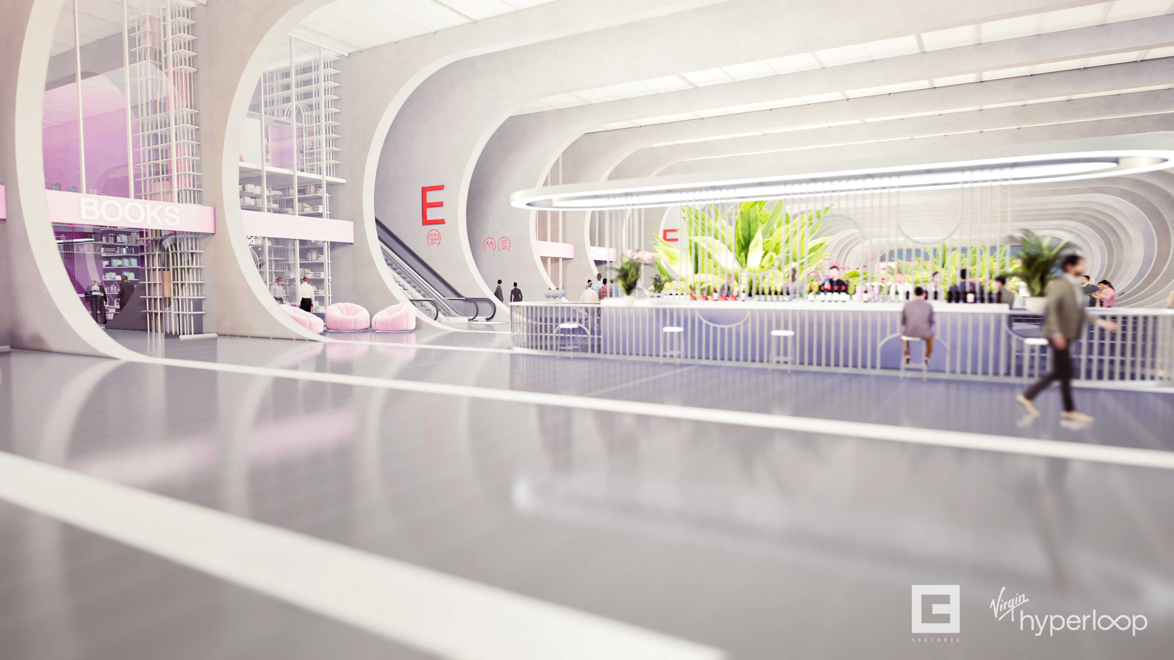 Virgin Hyperloop portal design