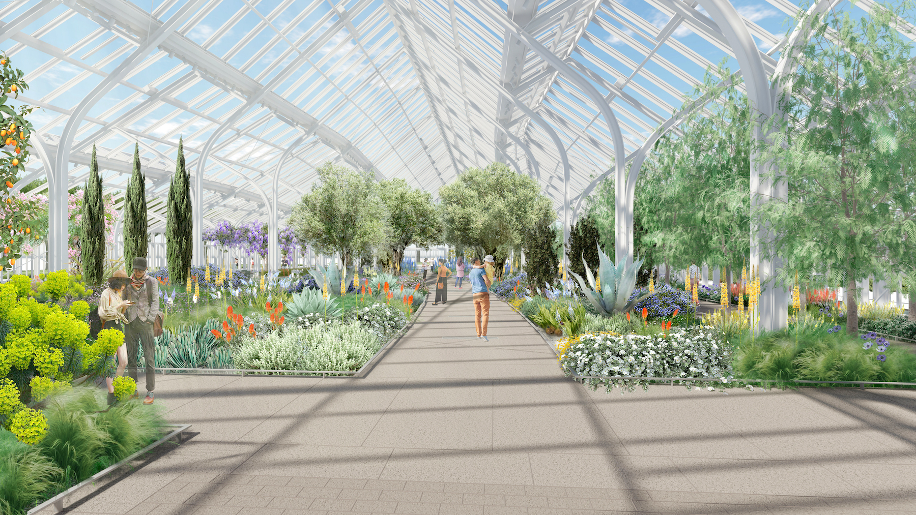 Longwood Reimagined West Conservatory Views