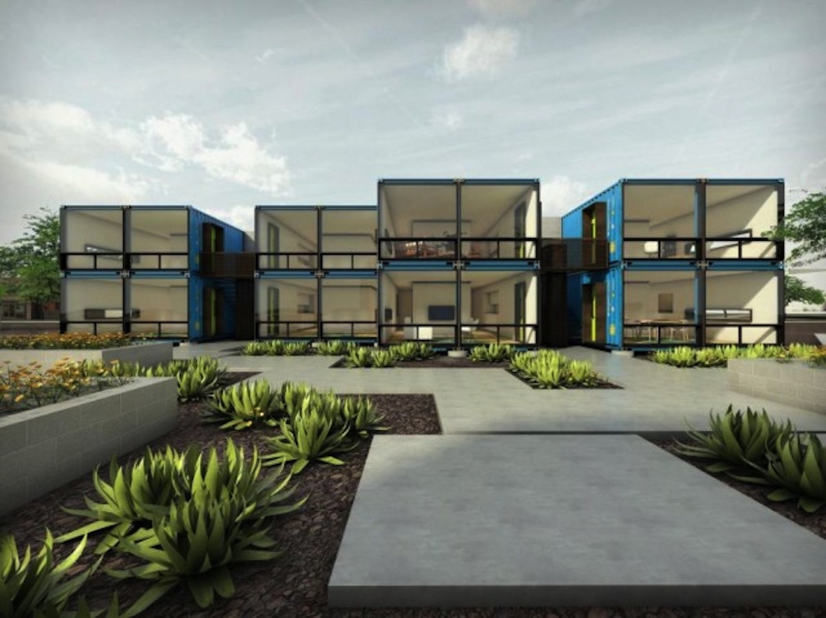 Containers on Grand: A new apartment complex in Phoenix