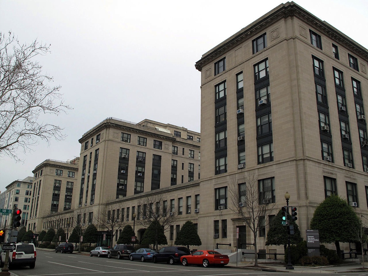 U.S. General Services Administration Building-E Street facade. Photo: General Se