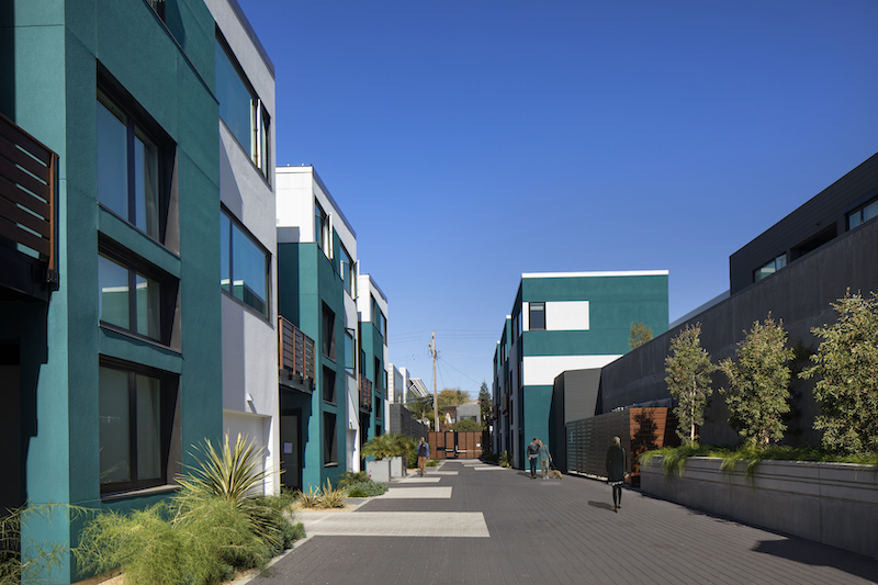 Hollis Oak, a $51 million rental community for Madison Park Financial Corporation, in West Oakland, Calif. Bernard Andre 