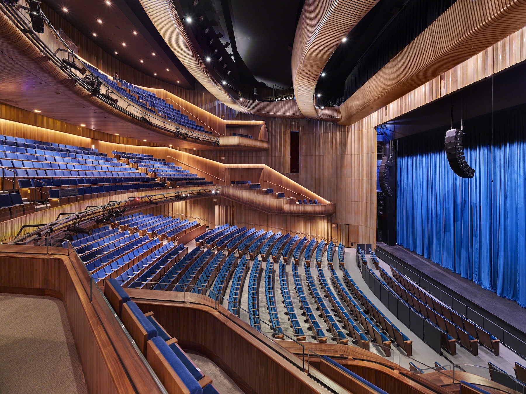 One of Capitol One Hall's performing spaces is a 1,600-seat venue.