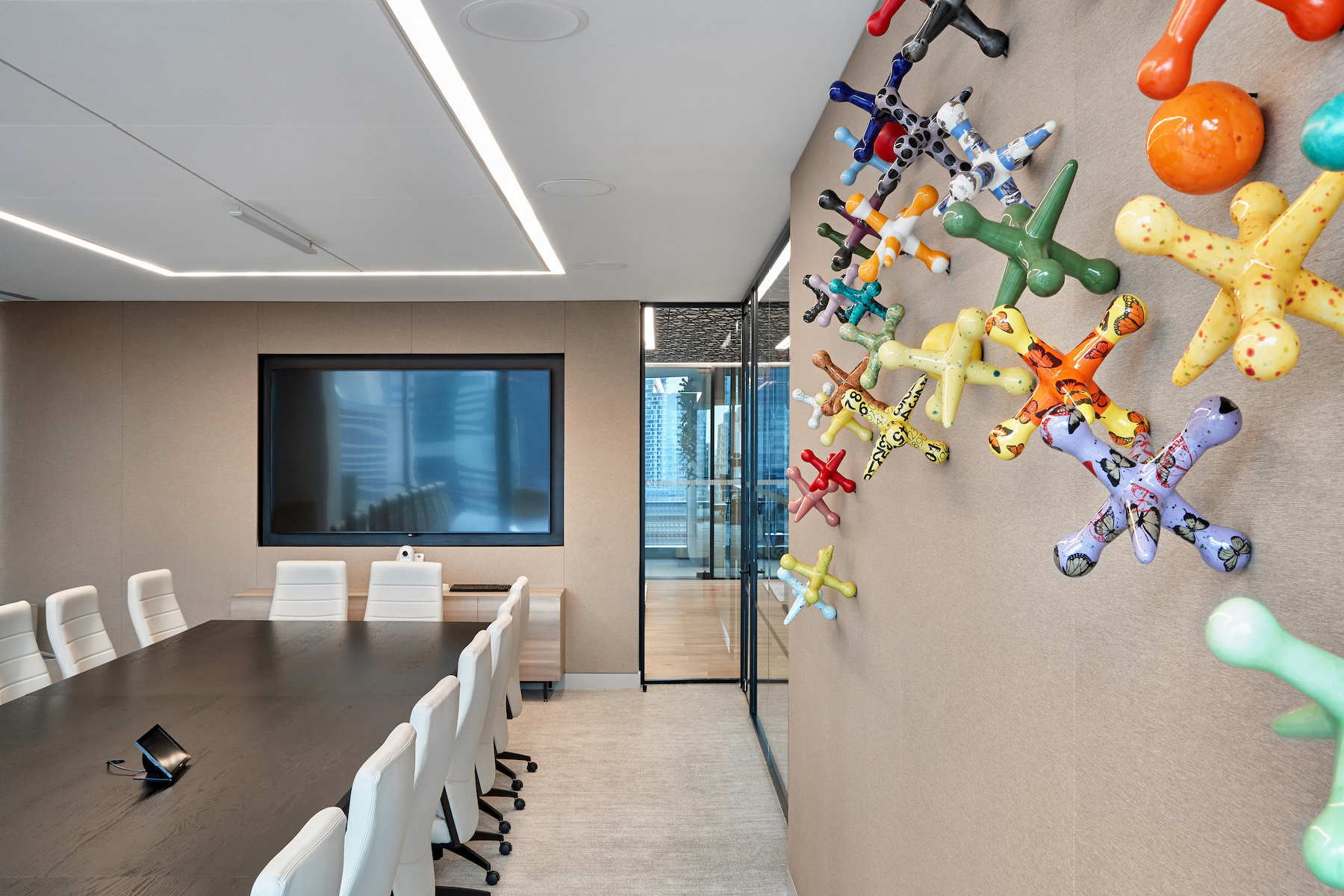 A playful design for a conference room. 