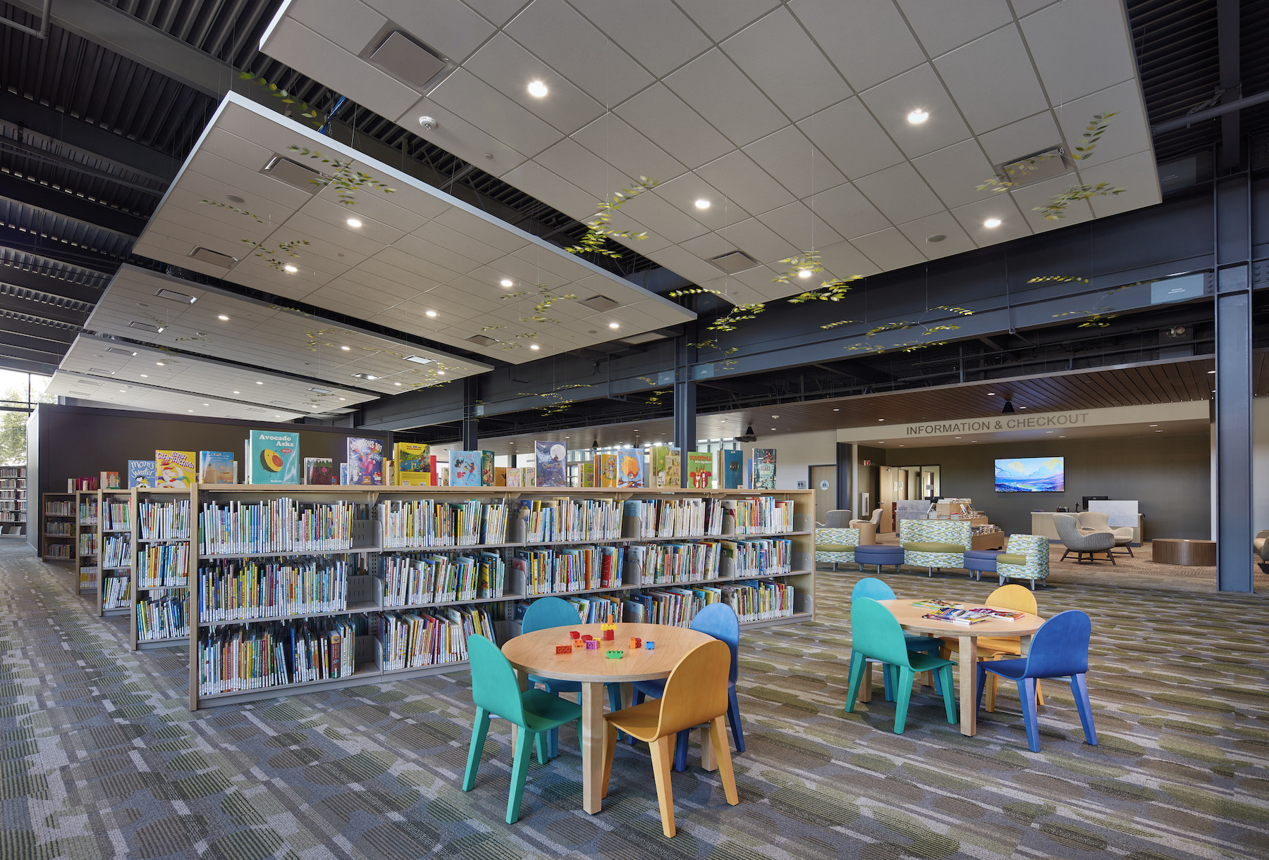 The new library in Menifee, Calif.