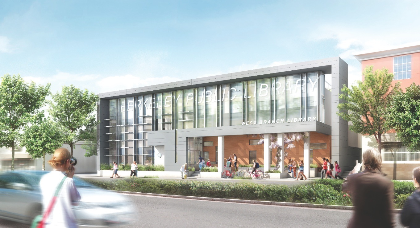 Due to open in August 2013, the West Branch library in Berkeley, Calif., replace