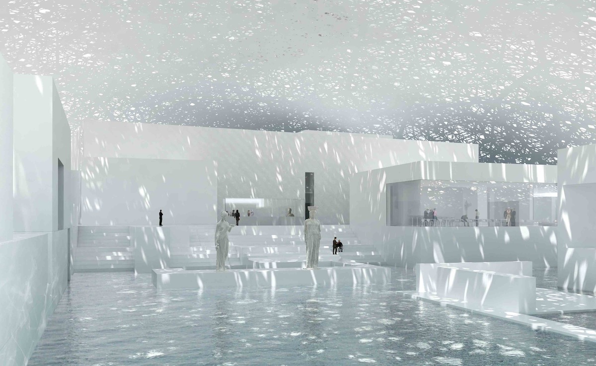 Decay beach Medic Light will shimmer through roof cutouts in Jean Nouvel's Louvre Abu Dhabi