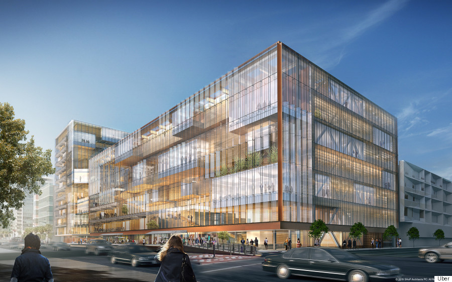 Shop Architects Unveils Dual Glass Box Scheme For Uber Hq Building Design Construction