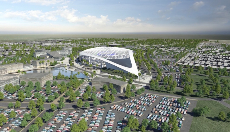 Turner and AECOM will build the Los Angeles Rams' new multi ...