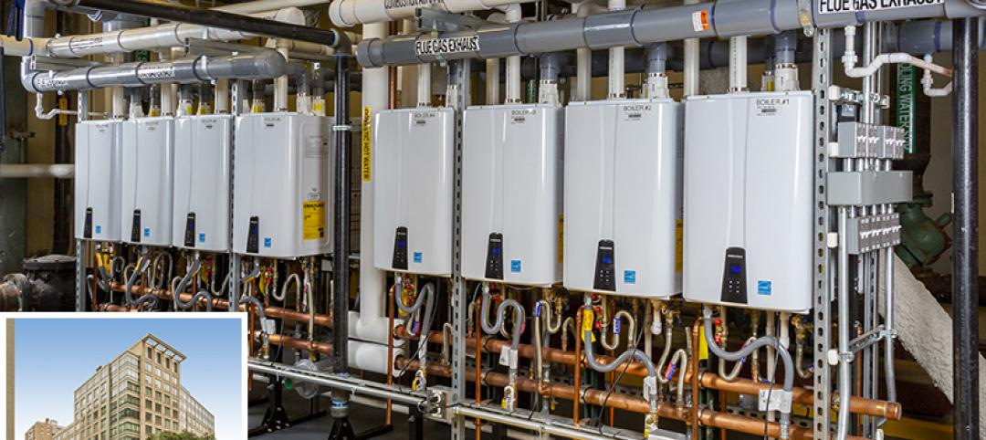 Navien tankless water heaters at West End Asteria Apartments, Boston