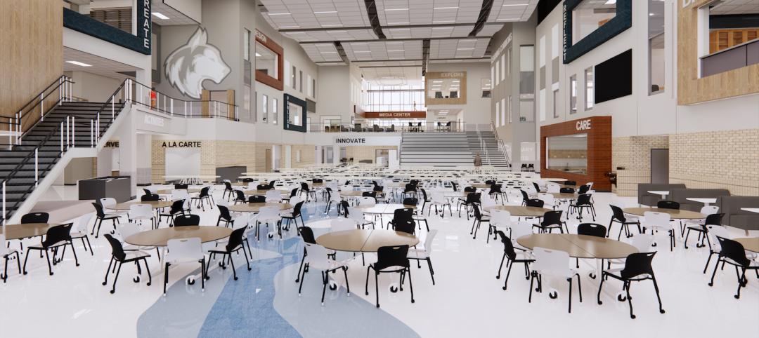 K-12 School Design Trends for 2021, With Wold's Vaughn Dierks Owatonna High School_Commons