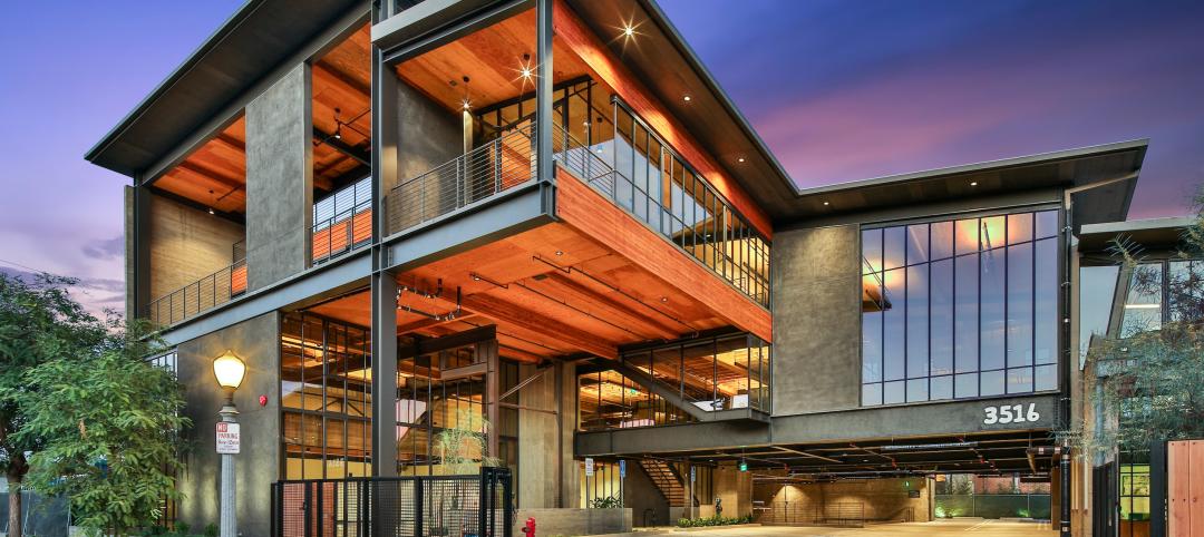 In Southern California, a former industrial zone continues to revitalize with an award-winning office property. Photo: Patrick Tang, Take Flyt Imaging