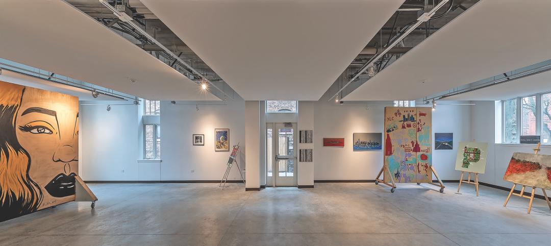 The $14 million Pullman Artspace Lofts complex in Chicago has a studio space/gallery and a community space for arts education and after-school programming. Photo: Mark Ballogg
