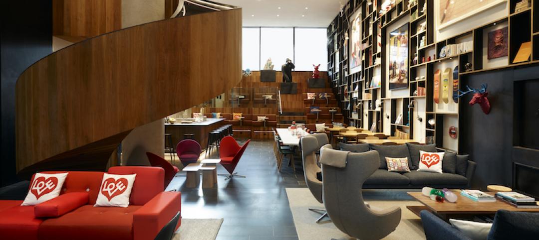 CitizenM lounge space