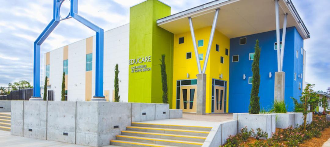 Educare Los Angeles at Long Beach modular building