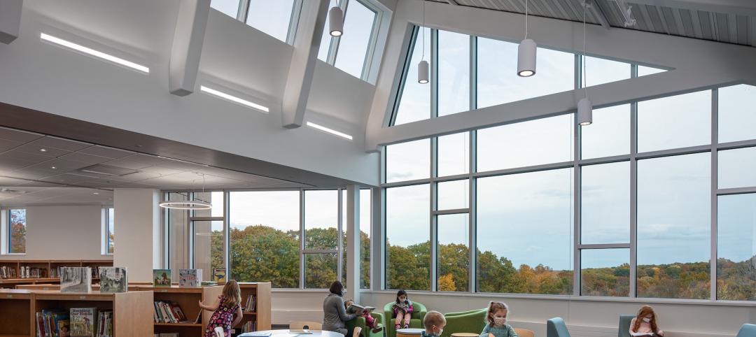 Annie E. Fales Elementary School lets in lots of natural light. Images: Ed Wonsek