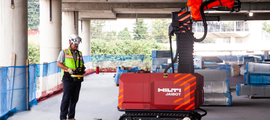 HITT is using Hilti’s Jaibot for repetitive tasks such as drilling anchors