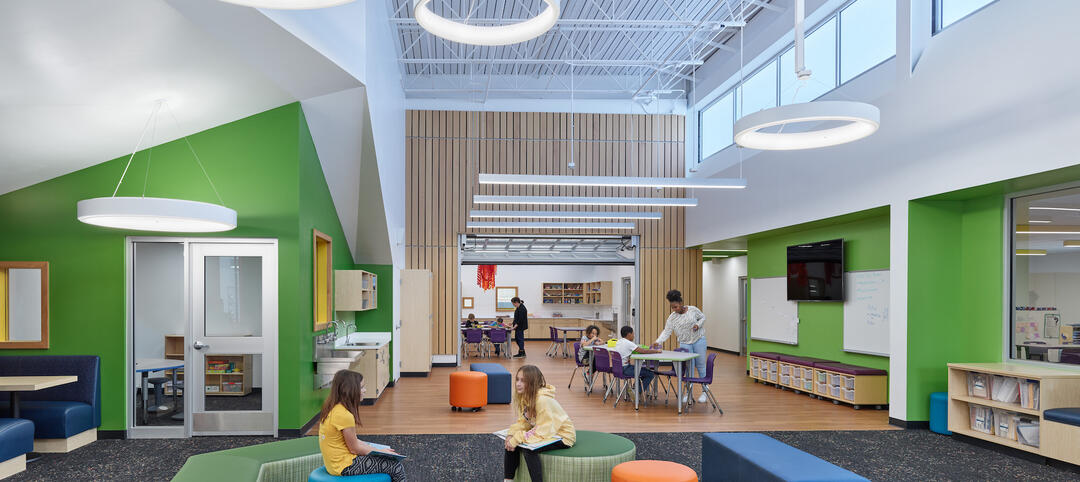 Top 160 K-12 School Architecture Firms for 2022  Hollis and Miller Springfield Boyd Elem Collab Space