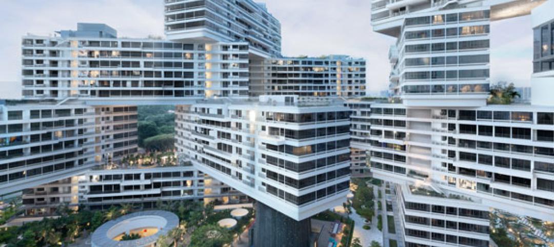 The Interlace is a 1,040-unit apartment complex consisting of 31 apartment block