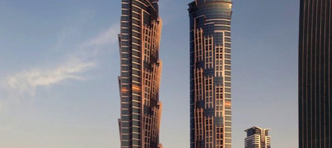 At 1,166 feet, the JW Marriott Marquis Hotel Dubai Tower 2 was the tallest build