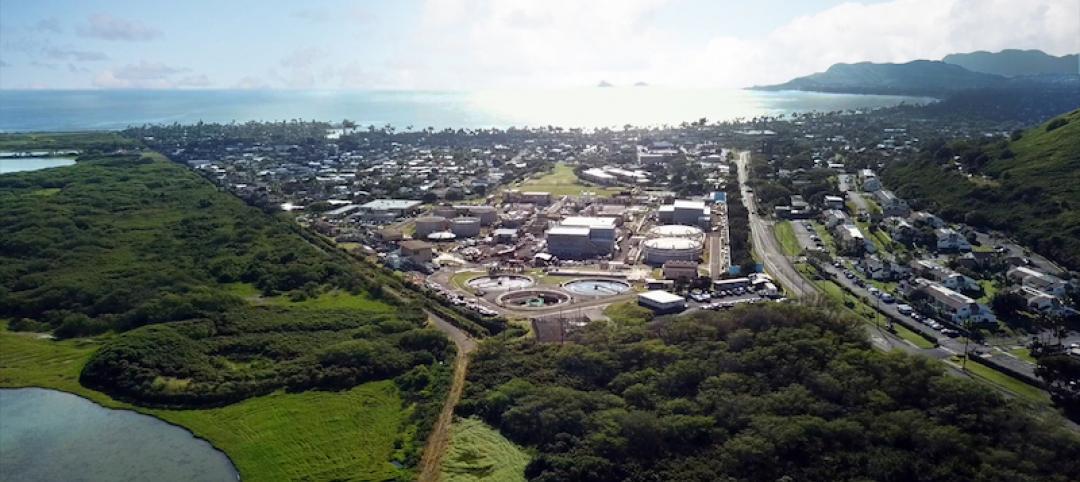 Kaneohe Kailua Wastewater Conveyance and Treatment Facilities project aerial view