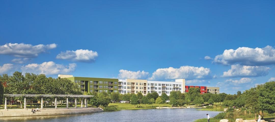 The five-story, 230,000-sf Mueller Multifamily residences in Austin, Texas