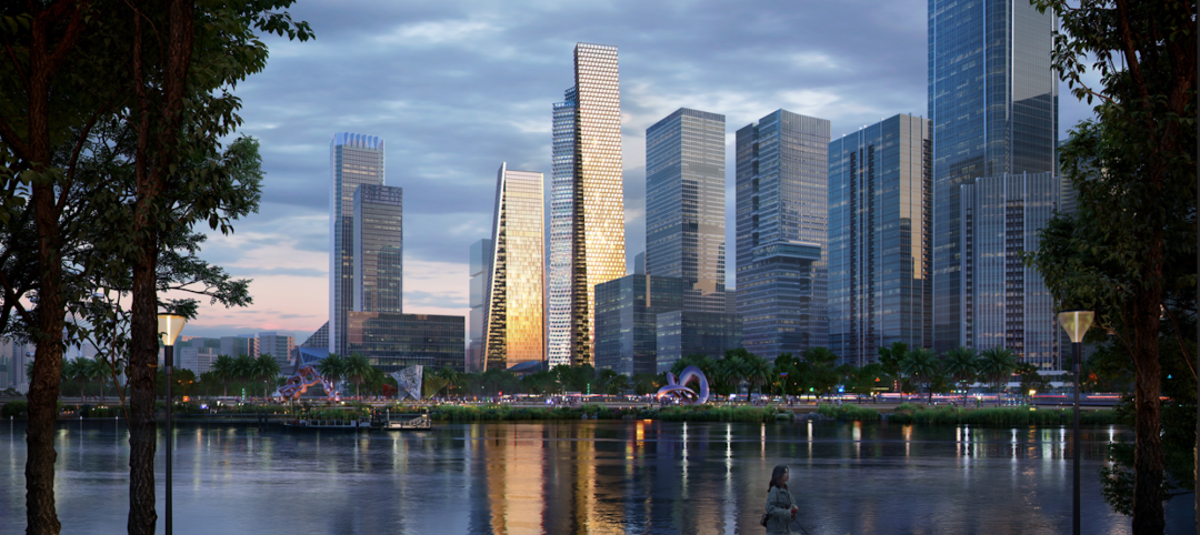 Qianhai Prisma Towers by BIG Bjarke Ingels Group Rendering Atchain