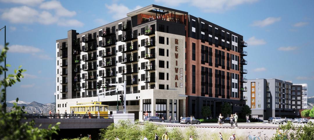 A prefab multifamily housing project will deliver 200 new apartments near downtown Denver