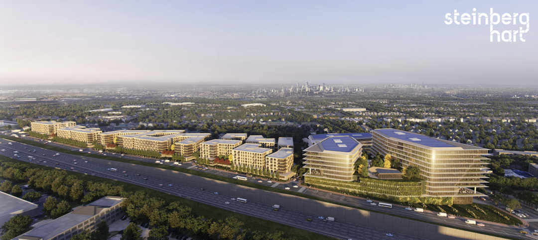 Austin mixed-use development will provide two million sf of office, retail, and residential space Renderings courtesy Steinberg Hart