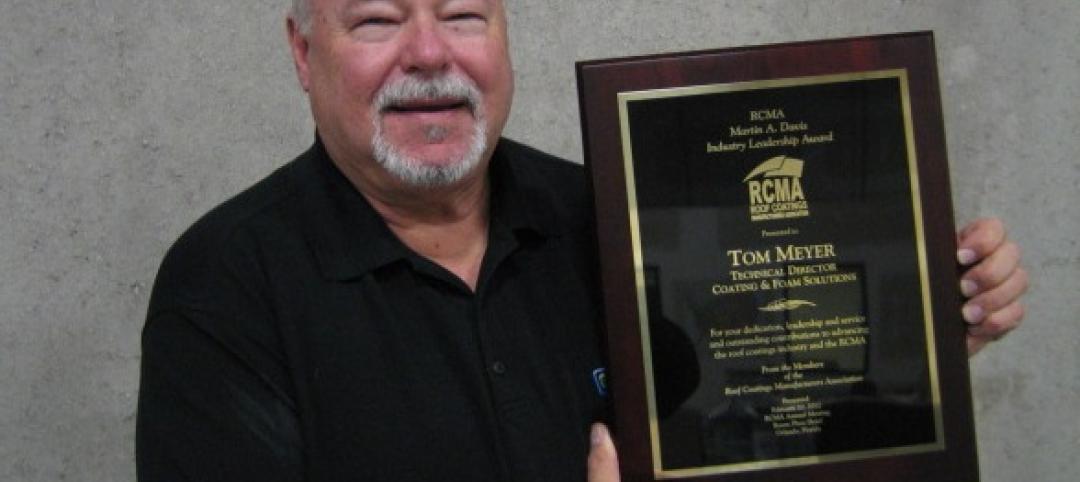 Tom Meyer, technical director at Coating & Foam Solutions, is the recipient of t