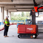HITT is using Hilti’s Jaibot for repetitive tasks such as drilling anchors