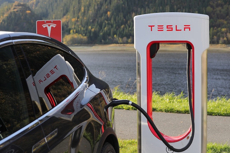 Tesla supercharger and Model X