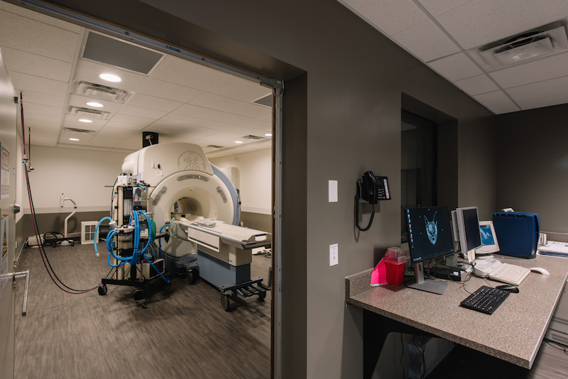 An MRI machine in the Animal Emergency & Referral Center in Minnesota