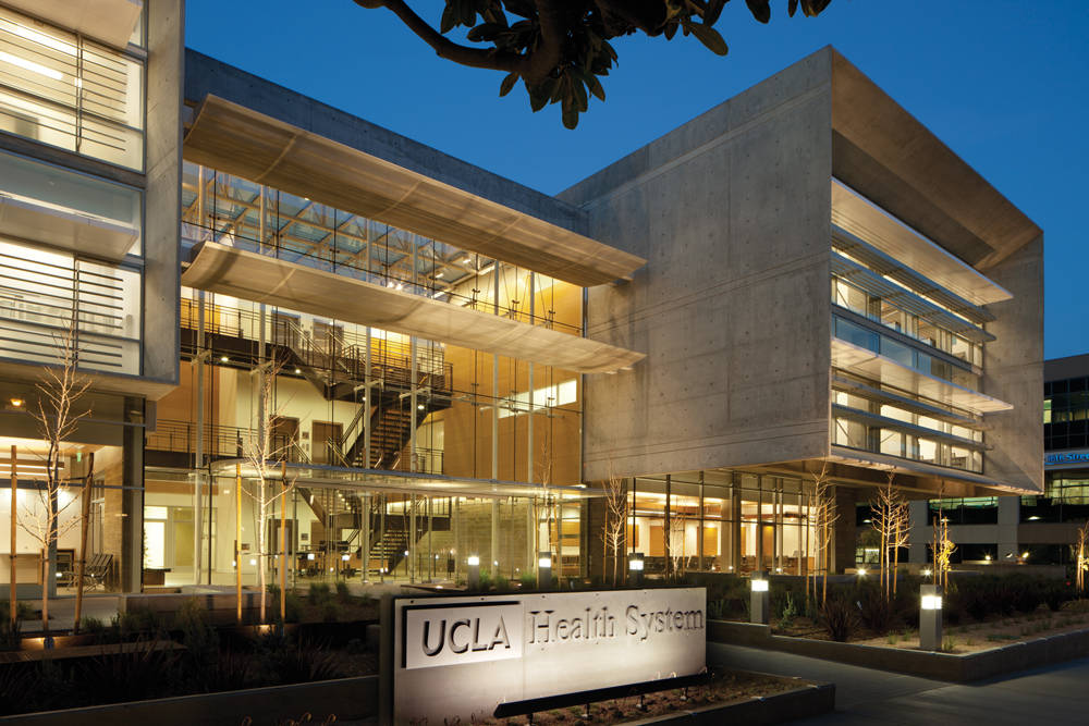 The newly opened UCLA Outpatient Surgery and Medical Building consists of two wi