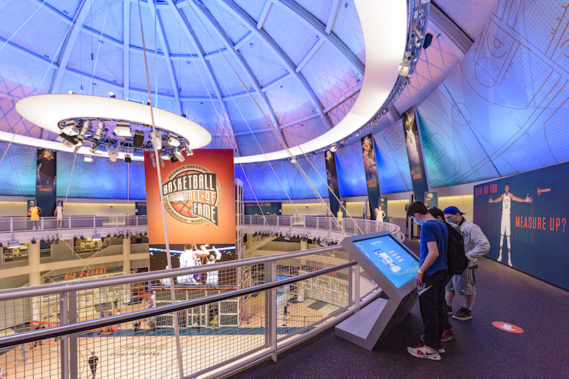 Naismith Memorial Basketball Hall of Fame interior