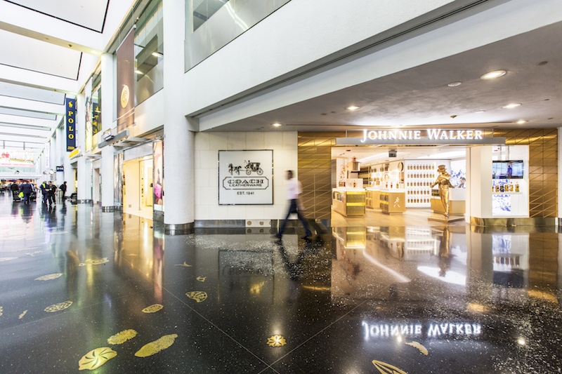 The Johnnie Walker store location in the Miami International Airport North Terminal