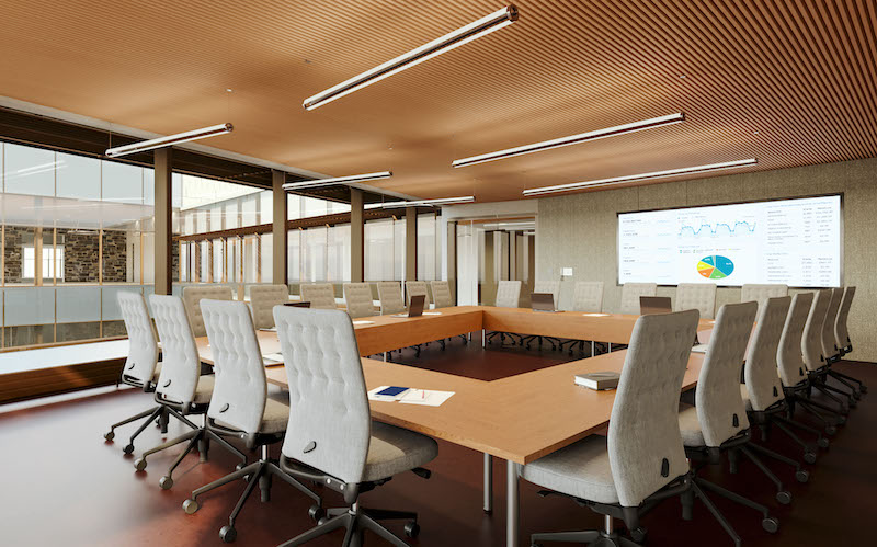Conference room in Rauch School of Business expansion
