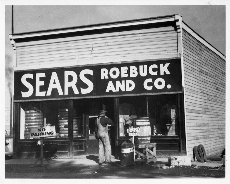 13.	Sears, Roebuck and Co. store, Hanford, ca. 1943-45. 