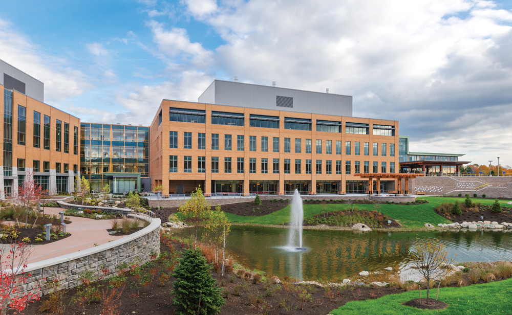 The Alfond Center for Health, Augusta, Maine, uses massing to create a Village 