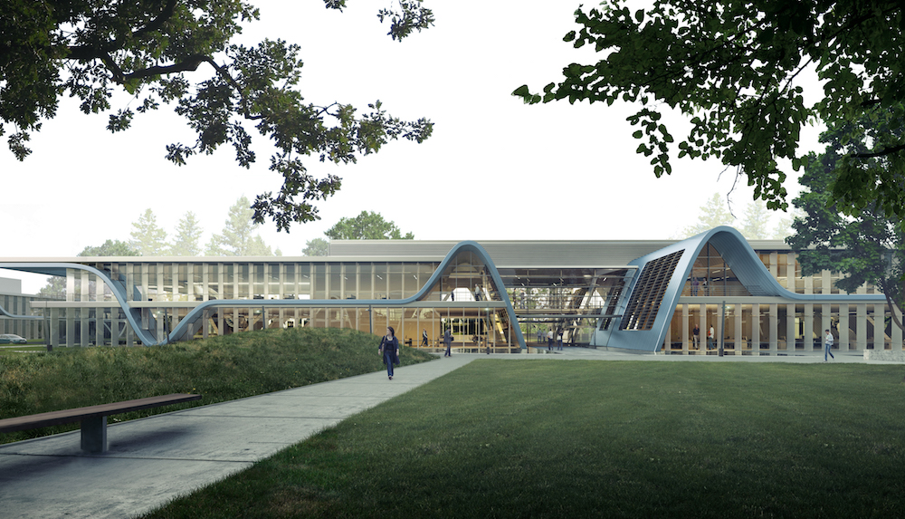 Form4 designs curved roofs for Stanford tech park