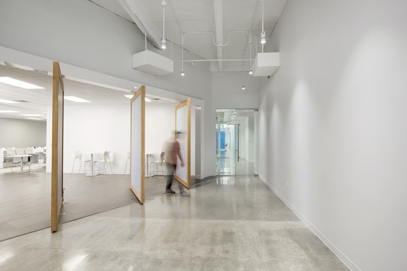 Hallway and meeting room at Securus Technologies headquarters