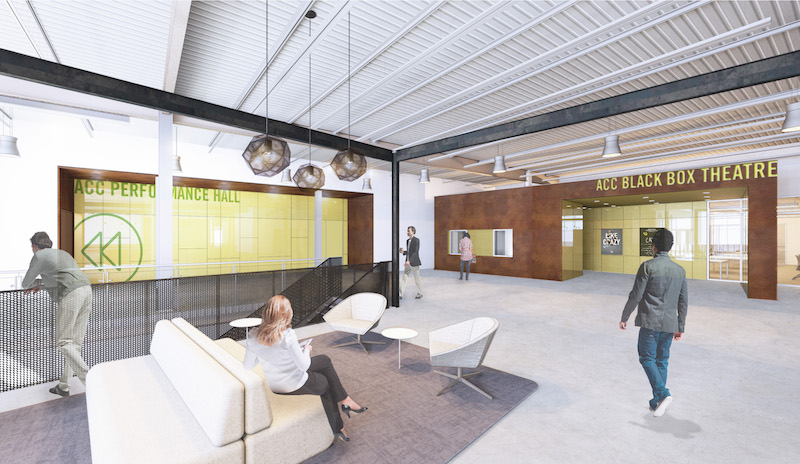 ACC new digital media center, interiors designed by Perkins+Will