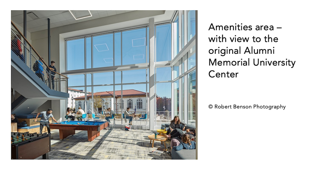 Amenities area of Emory Student Center