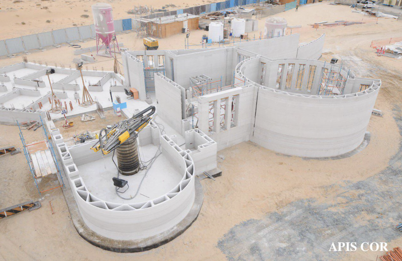 Dubai municipality building being 3D printed