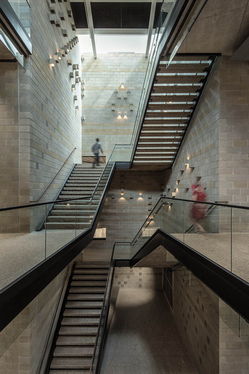The Art Preserve of the John Michael Kohler Arts Center main stair